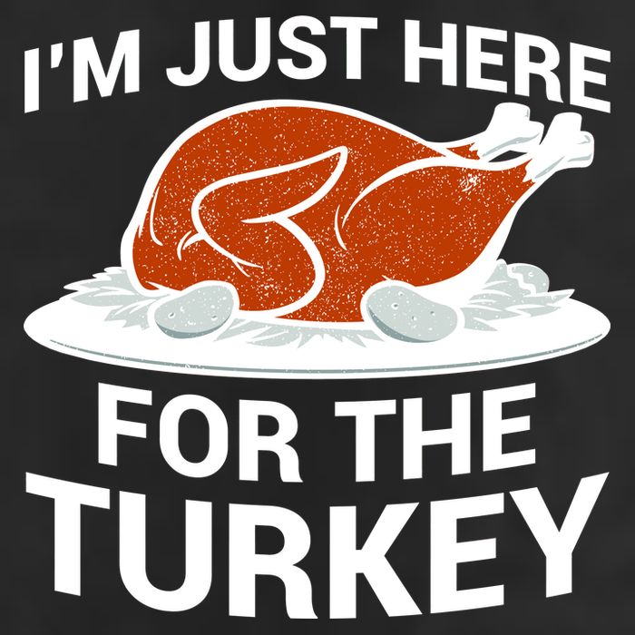 I'm Just Here For The Turkey Thanksgiving Adult Drive Performance Visor