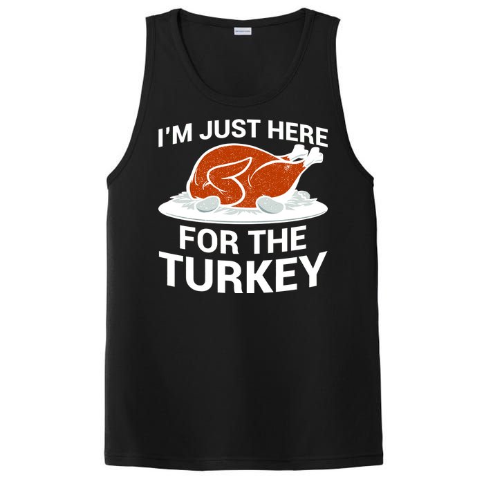 I'm Just Here For The Turkey Thanksgiving PosiCharge Competitor Tank