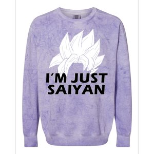 I'm Just Saiyan Colorblast Crewneck Sweatshirt