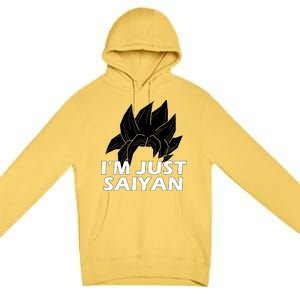 I'm Just Saiyan Premium Pullover Hoodie