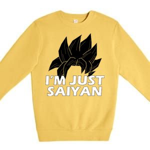 I'm Just Saiyan Premium Crewneck Sweatshirt