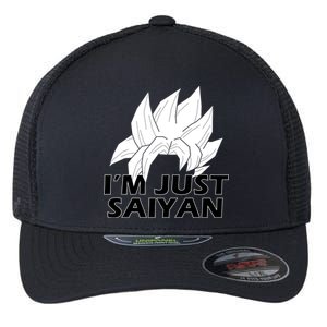 I'm Just Saiyan Flexfit Unipanel Trucker Cap