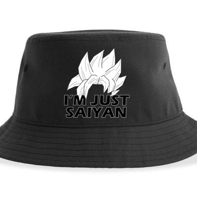 I'm Just Saiyan Sustainable Bucket Hat