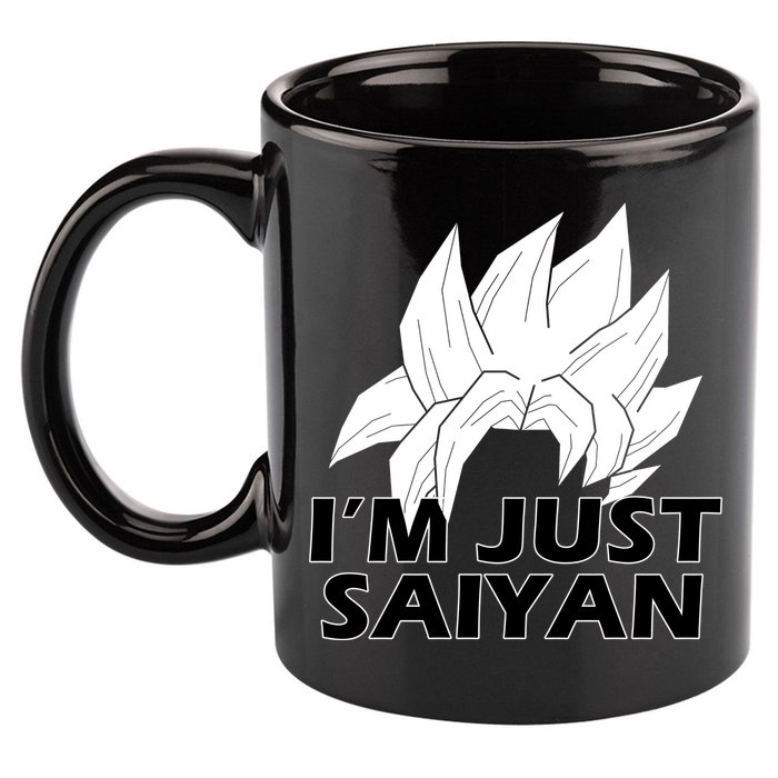 I'm Just Saiyan 11oz C Handle Ceramic Mug