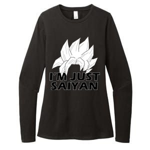 I'm Just Saiyan Womens CVC Long Sleeve Shirt