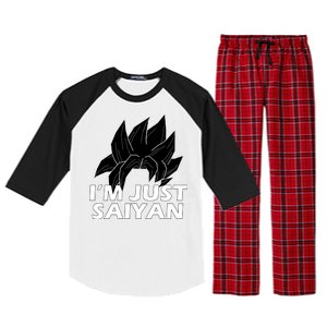 I'm Just Saiyan Raglan Sleeve Pajama Set