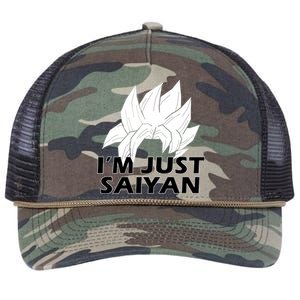 I'm Just Saiyan Retro Rope Trucker Hat Cap