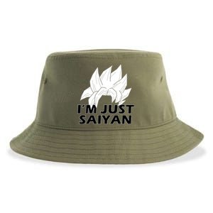 I'm Just Saiyan Sustainable Bucket Hat