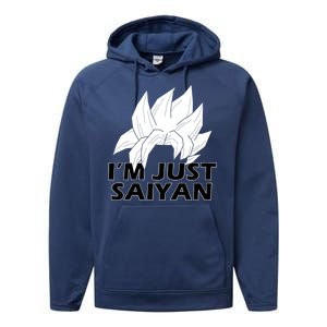 I'm Just Saiyan Performance Fleece Hoodie