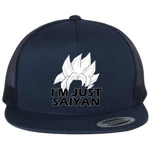 I'm Just Saiyan Flat Bill Trucker Hat