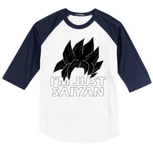 I'm Just Saiyan Baseball Sleeve Shirt