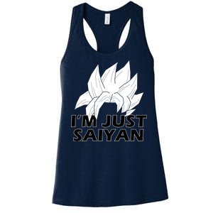 I'm Just Saiyan Women's Racerback Tank