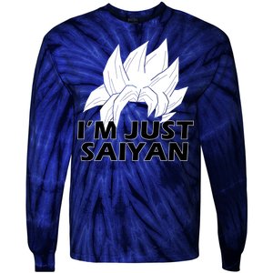 I'm Just Saiyan Tie-Dye Long Sleeve Shirt