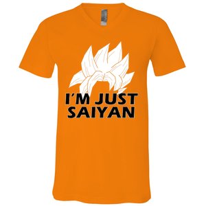 I'm Just Saiyan V-Neck T-Shirt