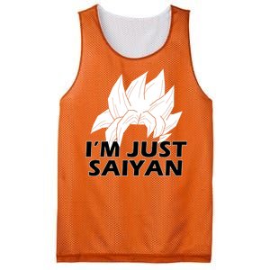 I'm Just Saiyan Mesh Reversible Basketball Jersey Tank