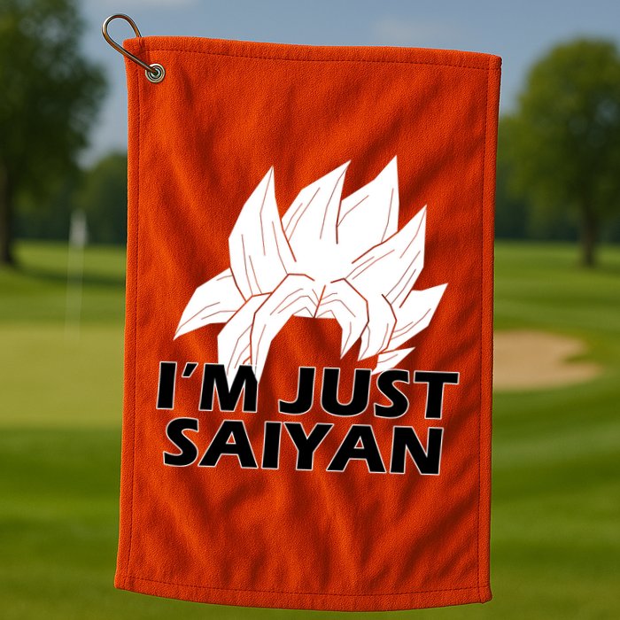 I'm Just Saiyan Golf Towel