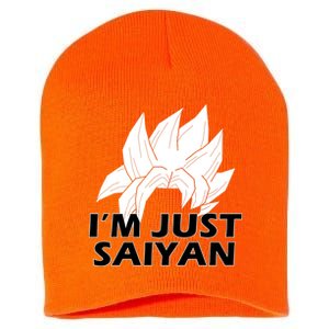 I'm Just Saiyan Short Acrylic Beanie