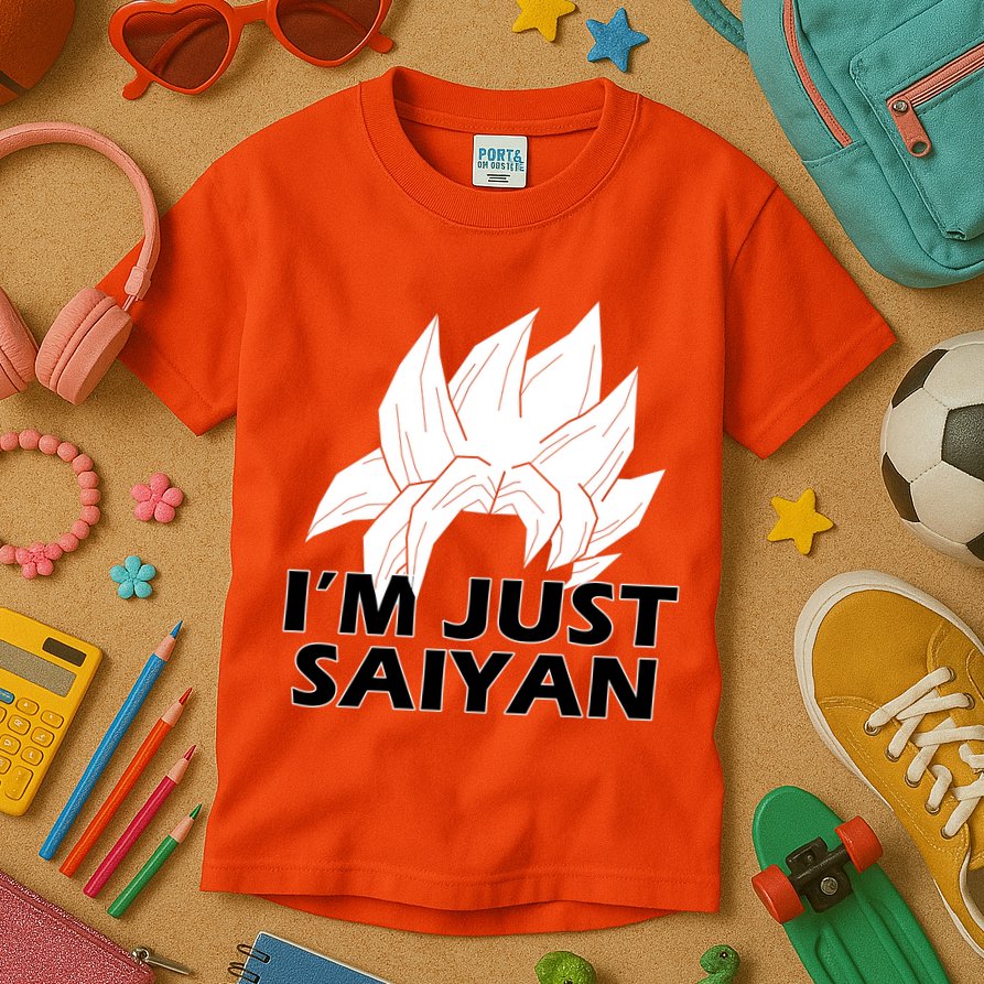 I'm Just Saiyan Kids T-Shirt
