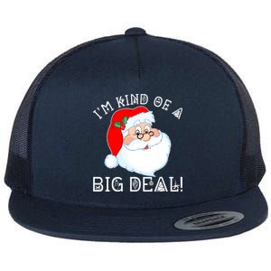 I'm Kind of a Big Deal Christmas Santa Claus Flat Bill Trucker Hat