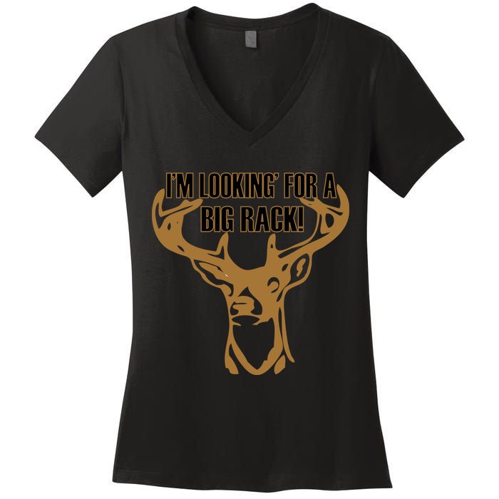 I'm Looking For A Big Rack Women's V-Neck T-Shirt