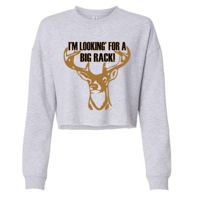 I'm Looking For A Big Rack Cropped Pullover Crew