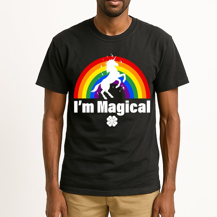 I'm Magical Clover Unicorn Tall T-Shirt