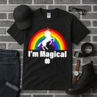 I'm Magical Clover Unicorn Tall T-Shirt