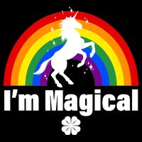 I'm Magical Clover Unicorn Tall T-Shirt