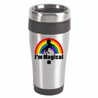I'm Magical Clover Unicorn 16oz Travel Tumbler