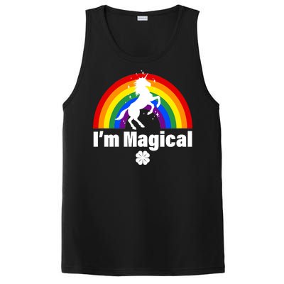 I'm Magical Clover Unicorn PosiCharge Competitor Tank