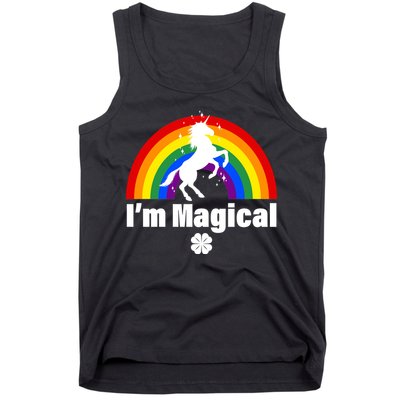 I'm Magical Clover Unicorn Tank Top