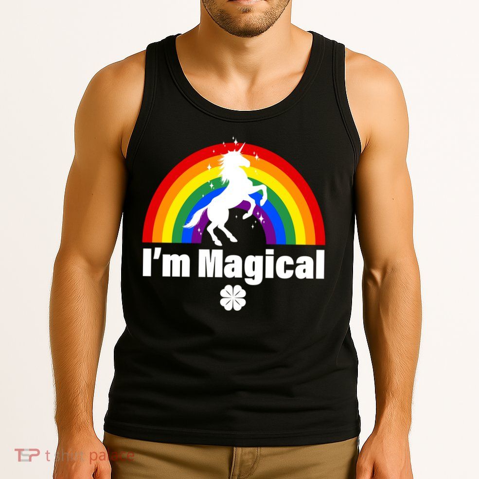 I'm Magical Clover Unicorn Tank Top