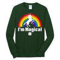 I'm Magical Clover Unicorn Tall Long Sleeve T-Shirt