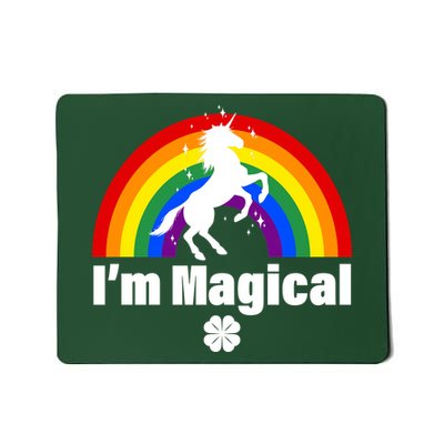 I'm Magical Clover Unicorn Mousepad