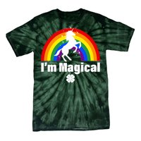 I'm Magical Clover Unicorn Tie-Dye T-Shirt