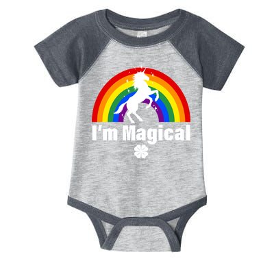 I'm Magical Clover Unicorn Infant Baby Jersey Bodysuit