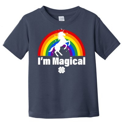 I'm Magical Clover Unicorn Toddler T-Shirt