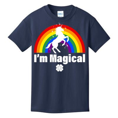 I'm Magical Clover Unicorn Kids T-Shirt