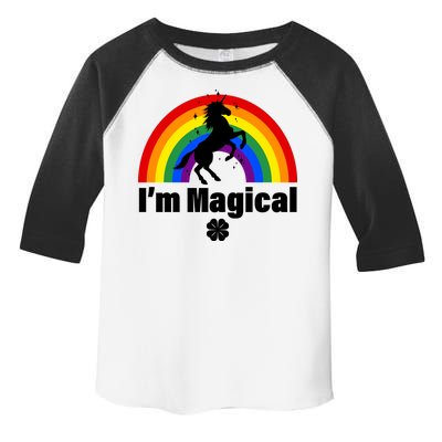 I'm Magical Clover Unicorn Toddler Fine Jersey T-Shirt