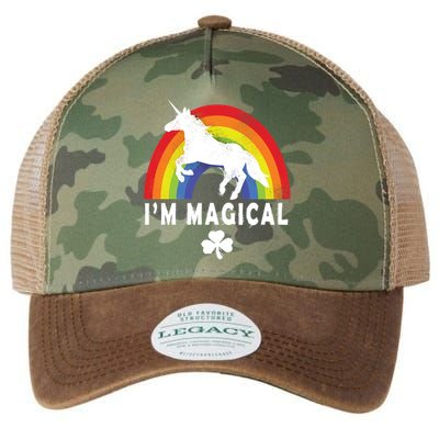 I'm Magical Unicorn Funny St. Patrick's Day Legacy Tie Dye Trucker Hat