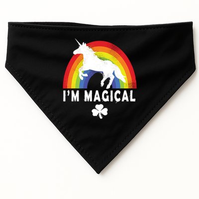 I'm Magical Unicorn Funny St. Patrick's Day USA-Made Doggie Bandana