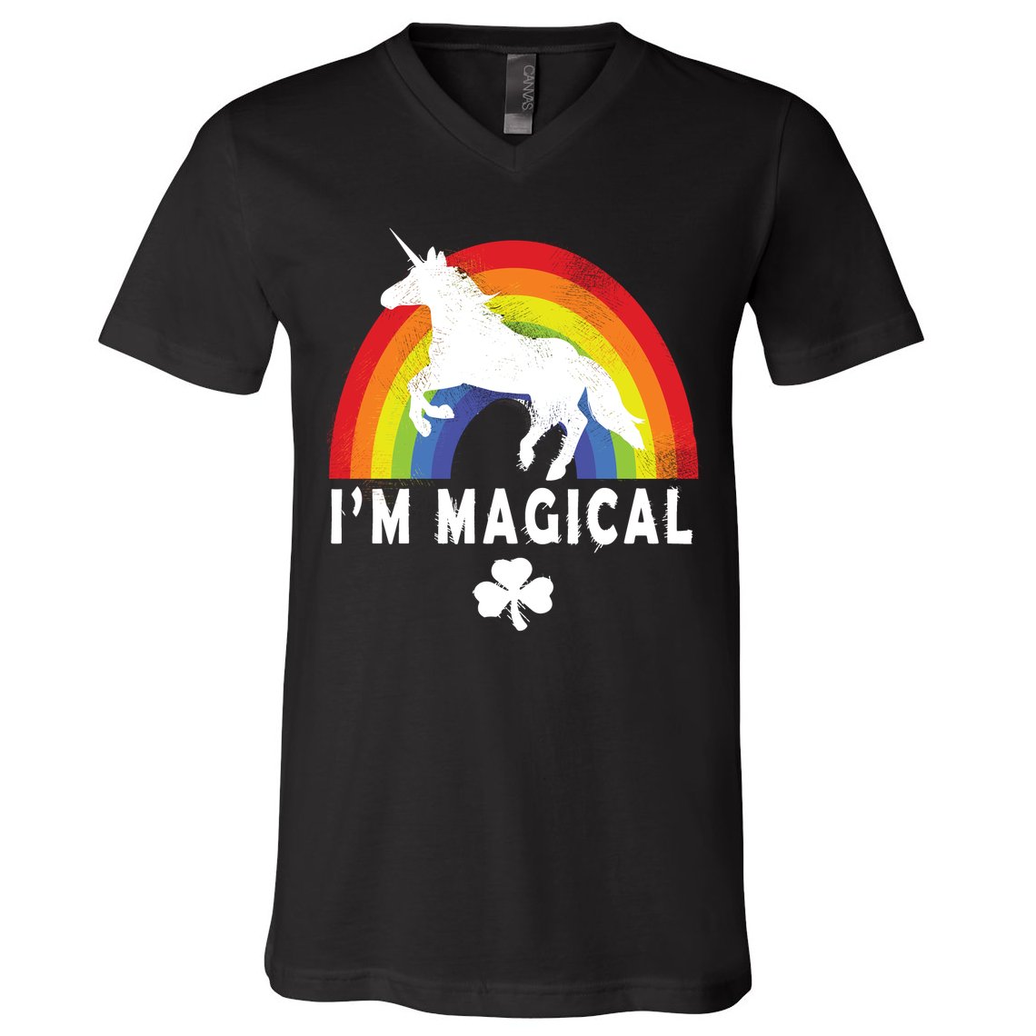 I'm Magical Unicorn Funny St. Patrick's Day V-Neck T-Shirt