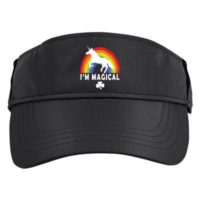 I'm Magical Unicorn Funny St. Patrick's Day Adult Drive Performance Visor
