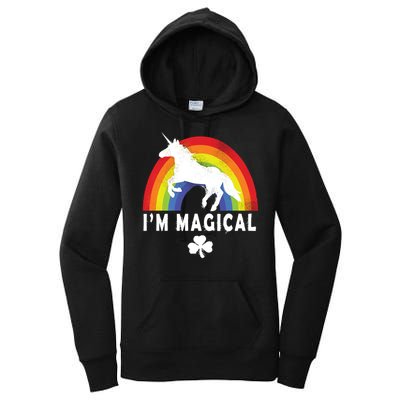 I'm Magical Unicorn Funny St. Patrick's Day Women's Pullover Hoodie