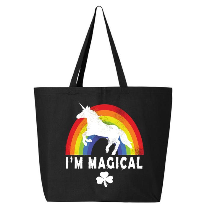 I'm Magical Unicorn Funny St. Patrick's Day 25L Jumbo Tote
