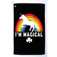 I'm Magical Unicorn Funny St. Patrick's Day Golf Towel