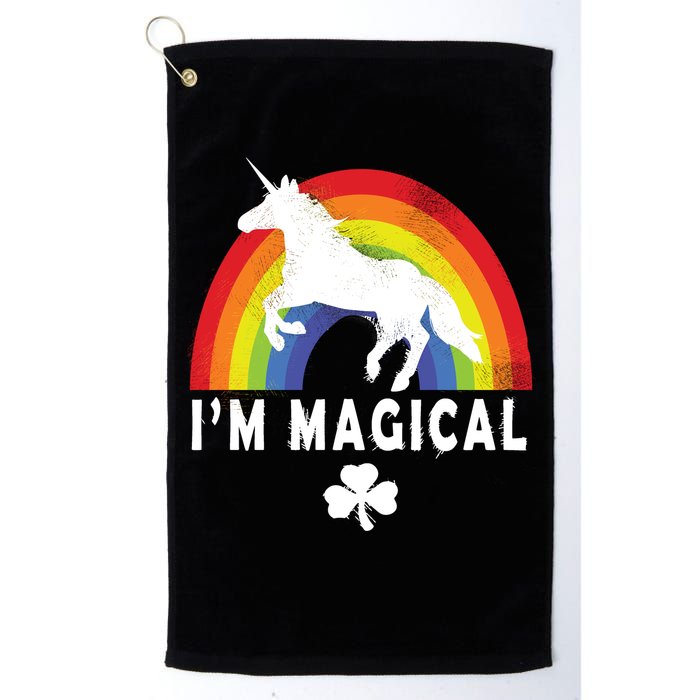I'm Magical Unicorn Funny St. Patrick's Day Golf Towel
