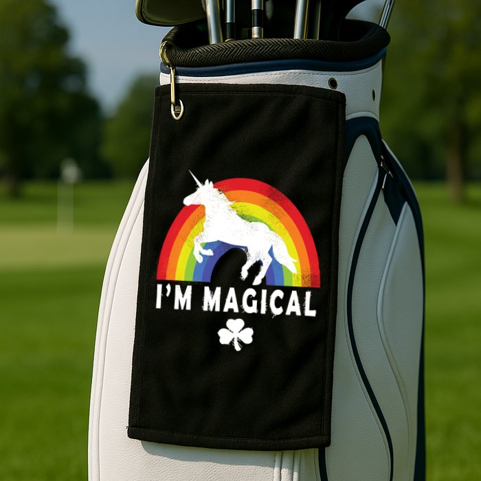 I'm Magical Unicorn Funny St. Patrick's Day Golf Towel