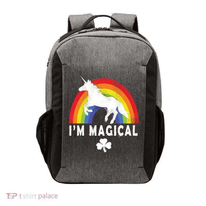I'm Magical Unicorn Funny St. Patrick's Day Vector Backpack