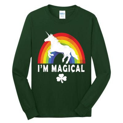 I'm Magical Unicorn Funny St. Patrick's Day Tall Long Sleeve T-Shirt